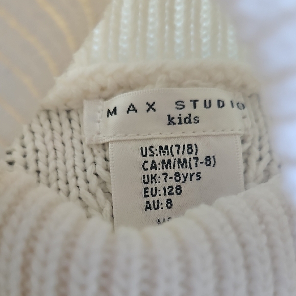 Max Studio Cream Cable Knit Sweater Set *Christmas Outfit* - Picture 3 of 3